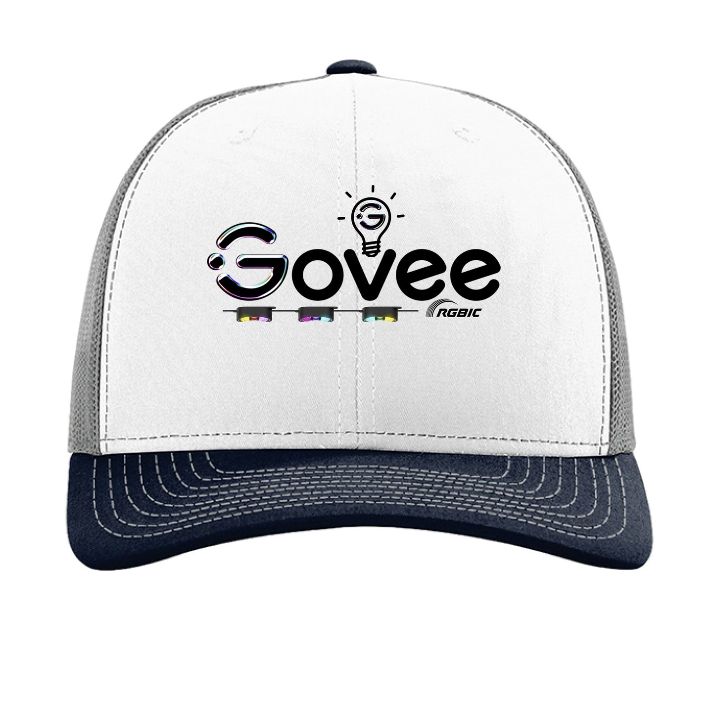 White/ Aluminum/ Navy - FRONT