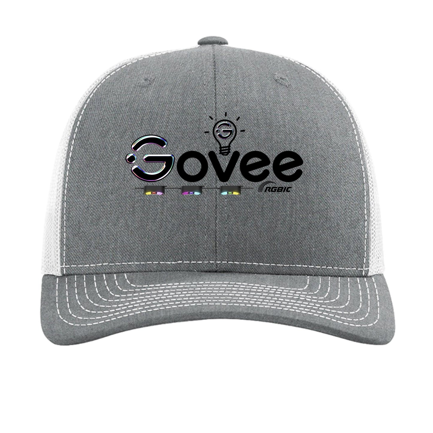 Heather Grey/ White - FRONT