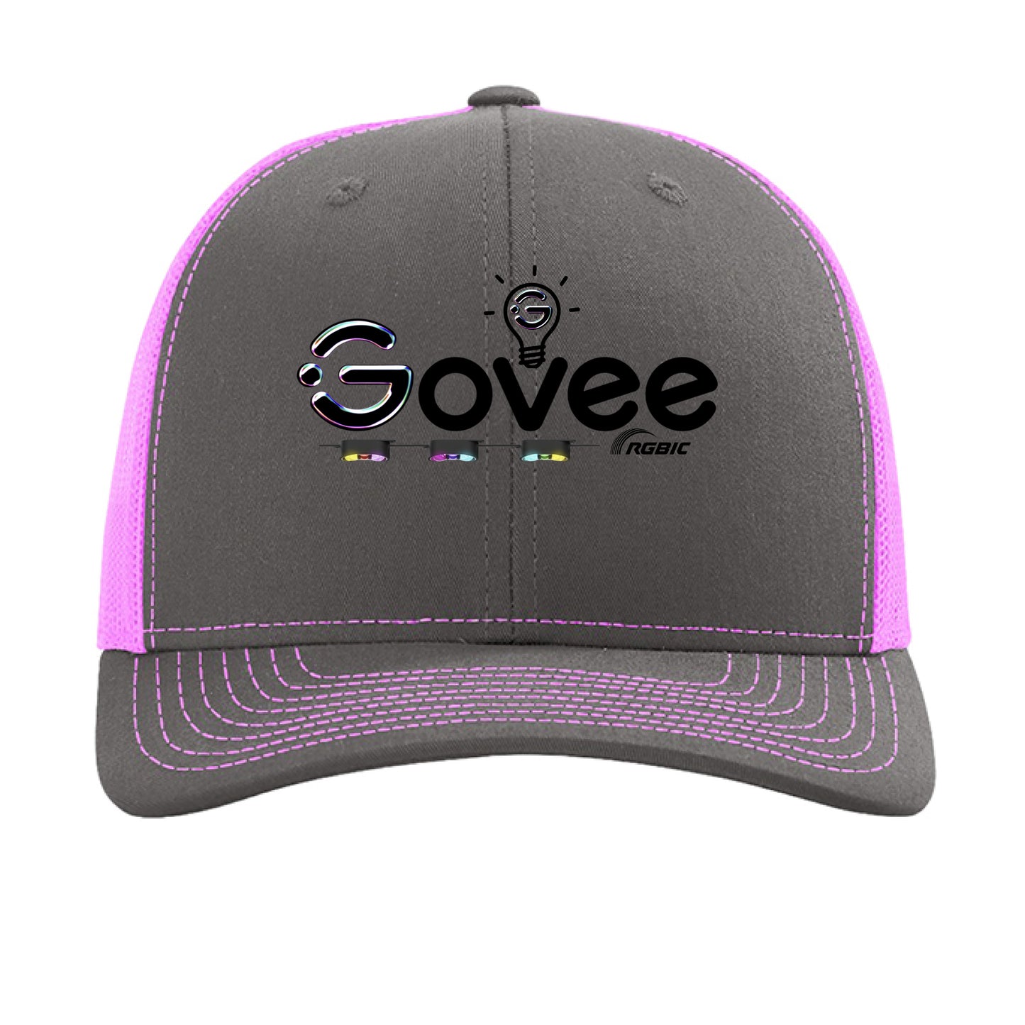 Charcoal/ Neon Pink - FRONT