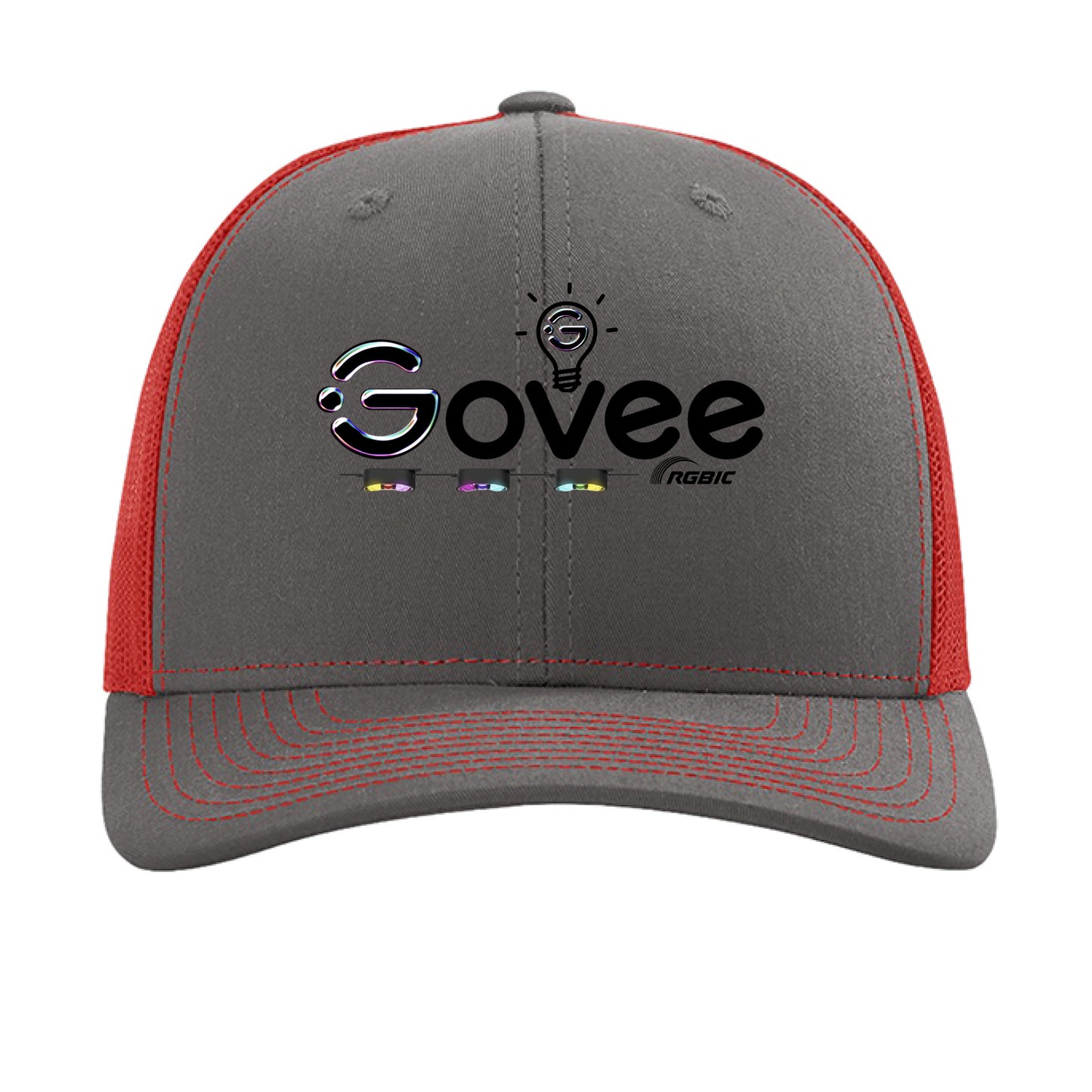 Charcoal/ Red - FRONT