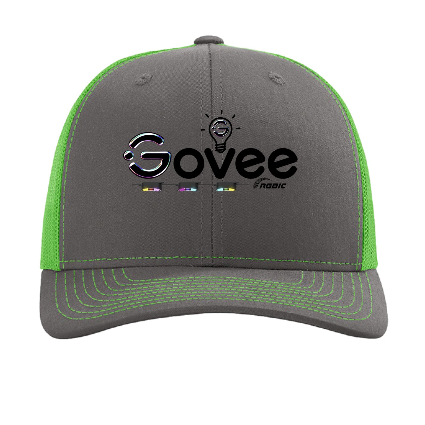 Charcoal/ Neon Green - FRONT