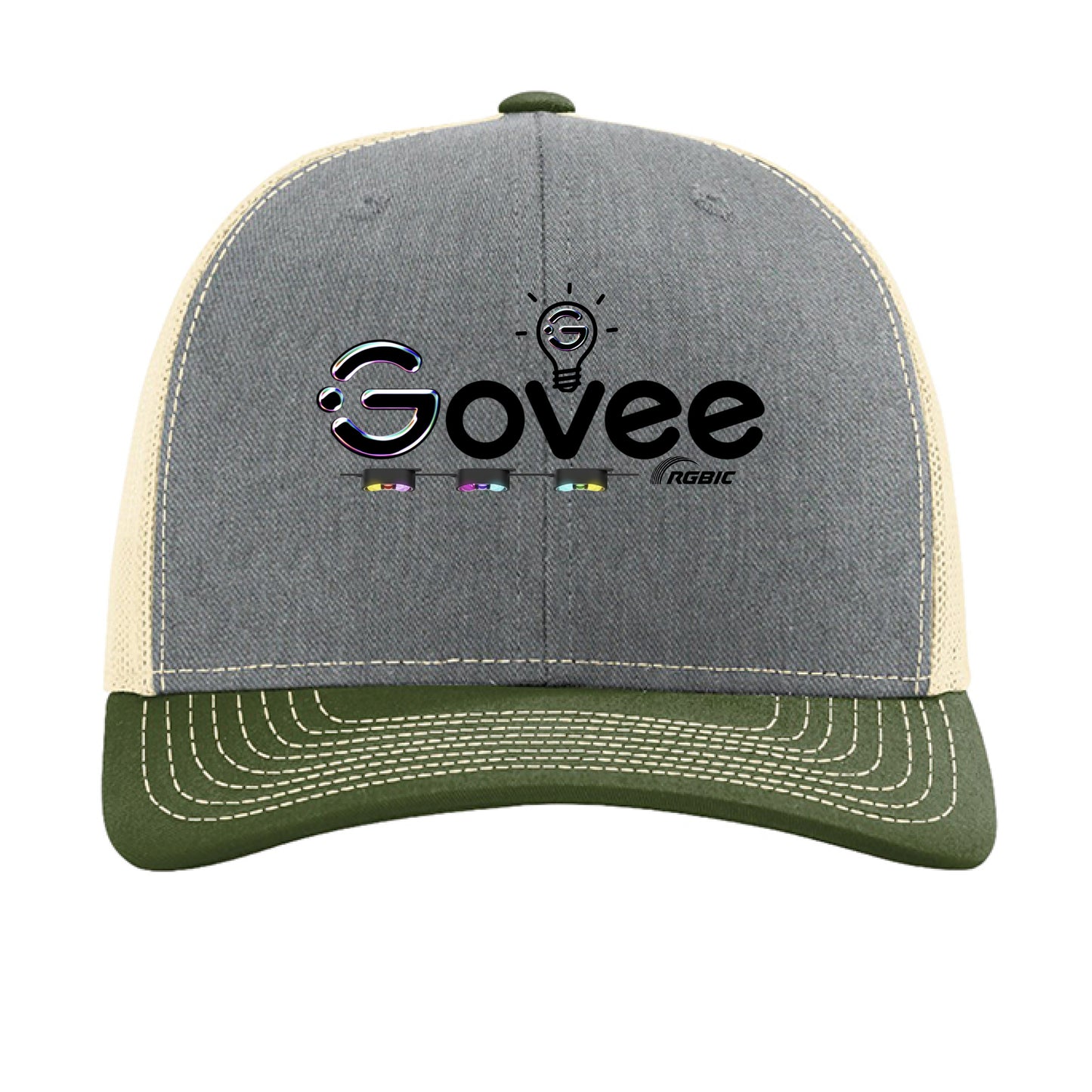 Heather Grey/ Birch/ Army Olive - FRONT