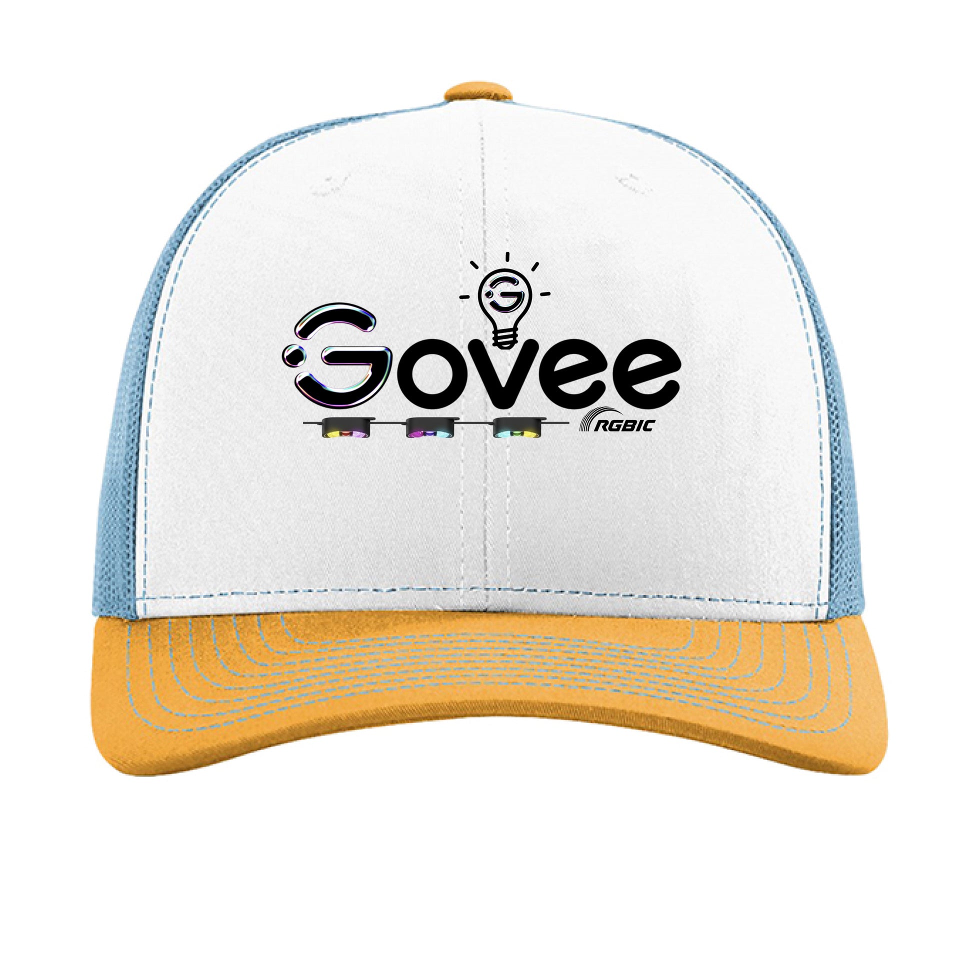 White/ Columbia Blue/ Yellow - FRONT