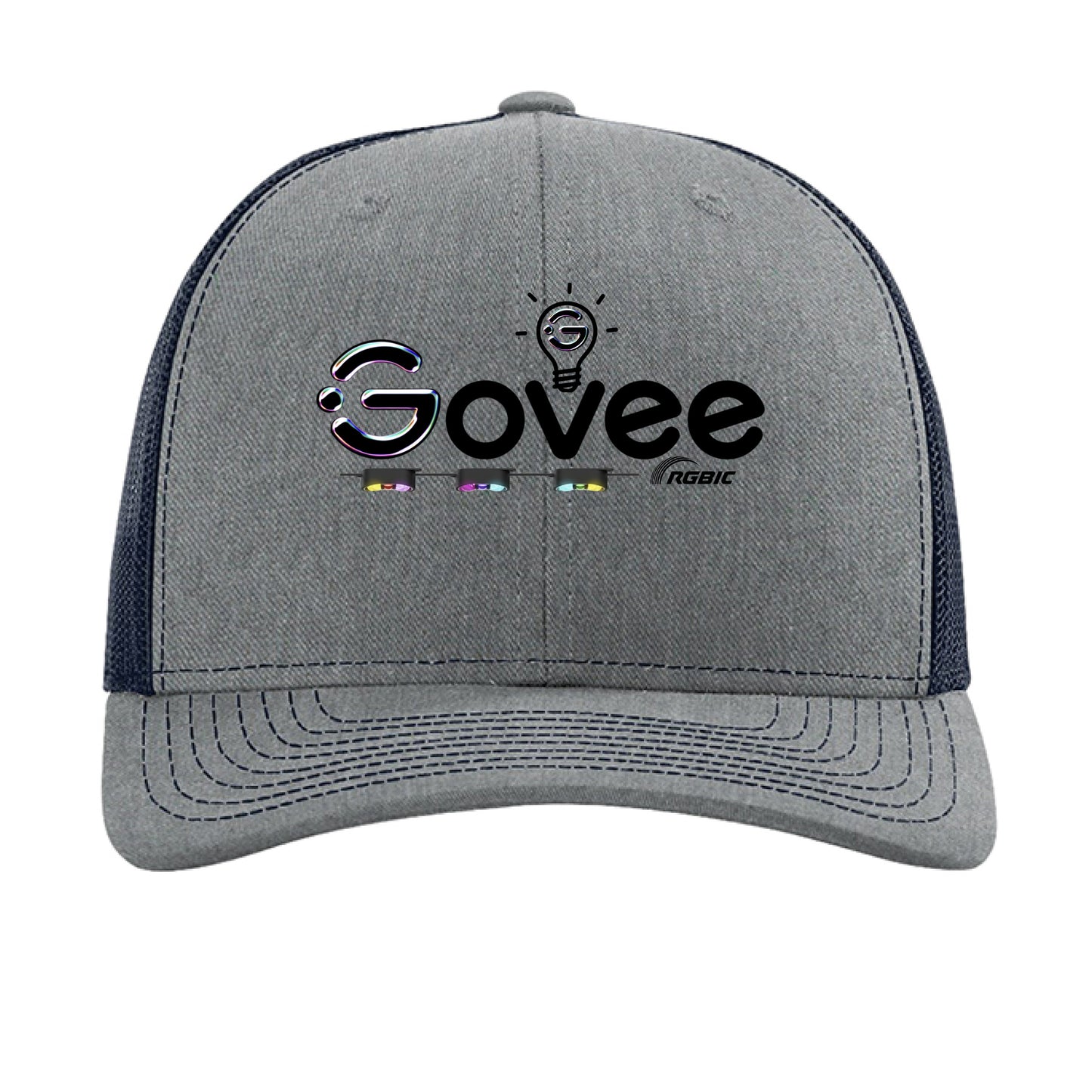 Heather Grey/ Navy - FRONT