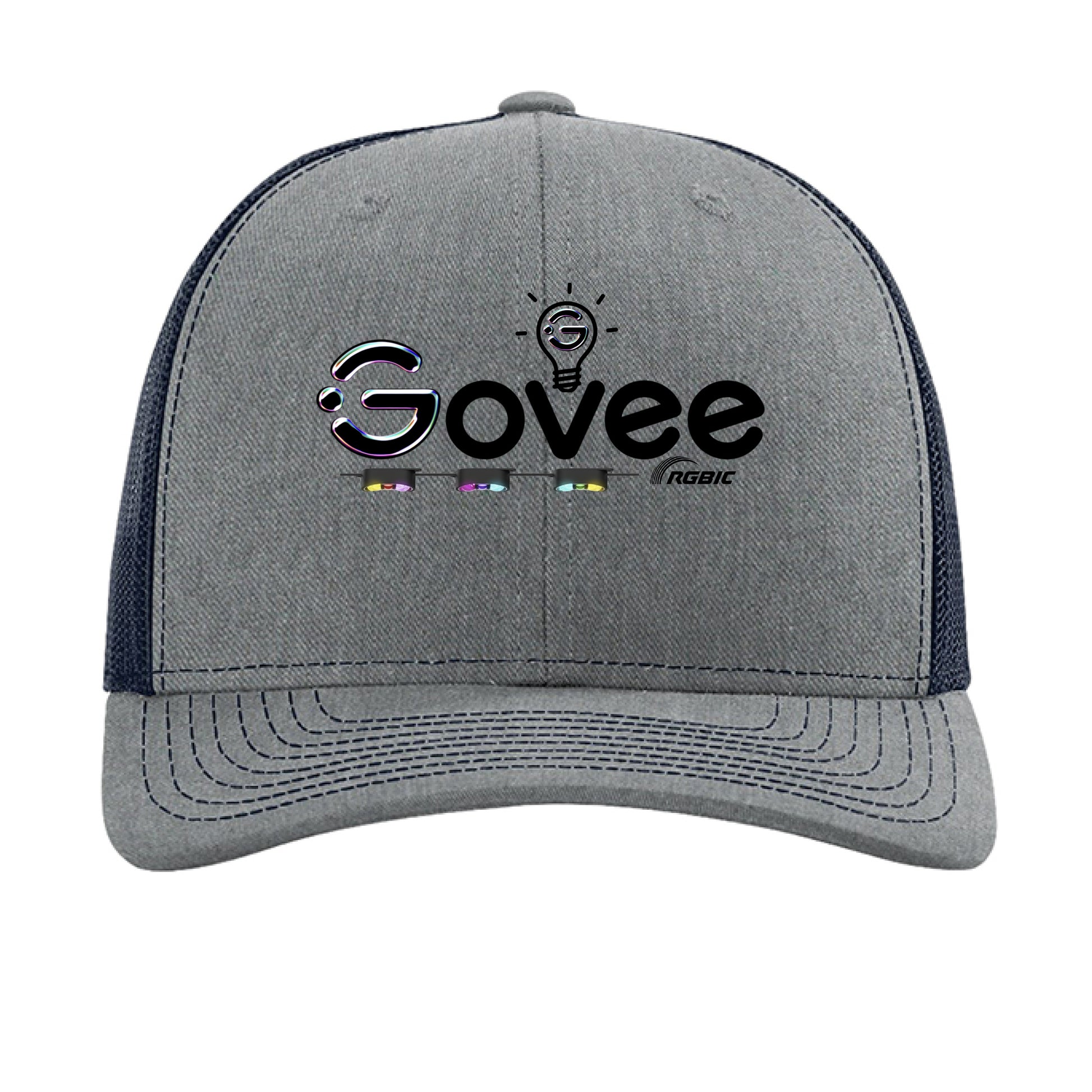 Heather Grey/ Navy - FRONT