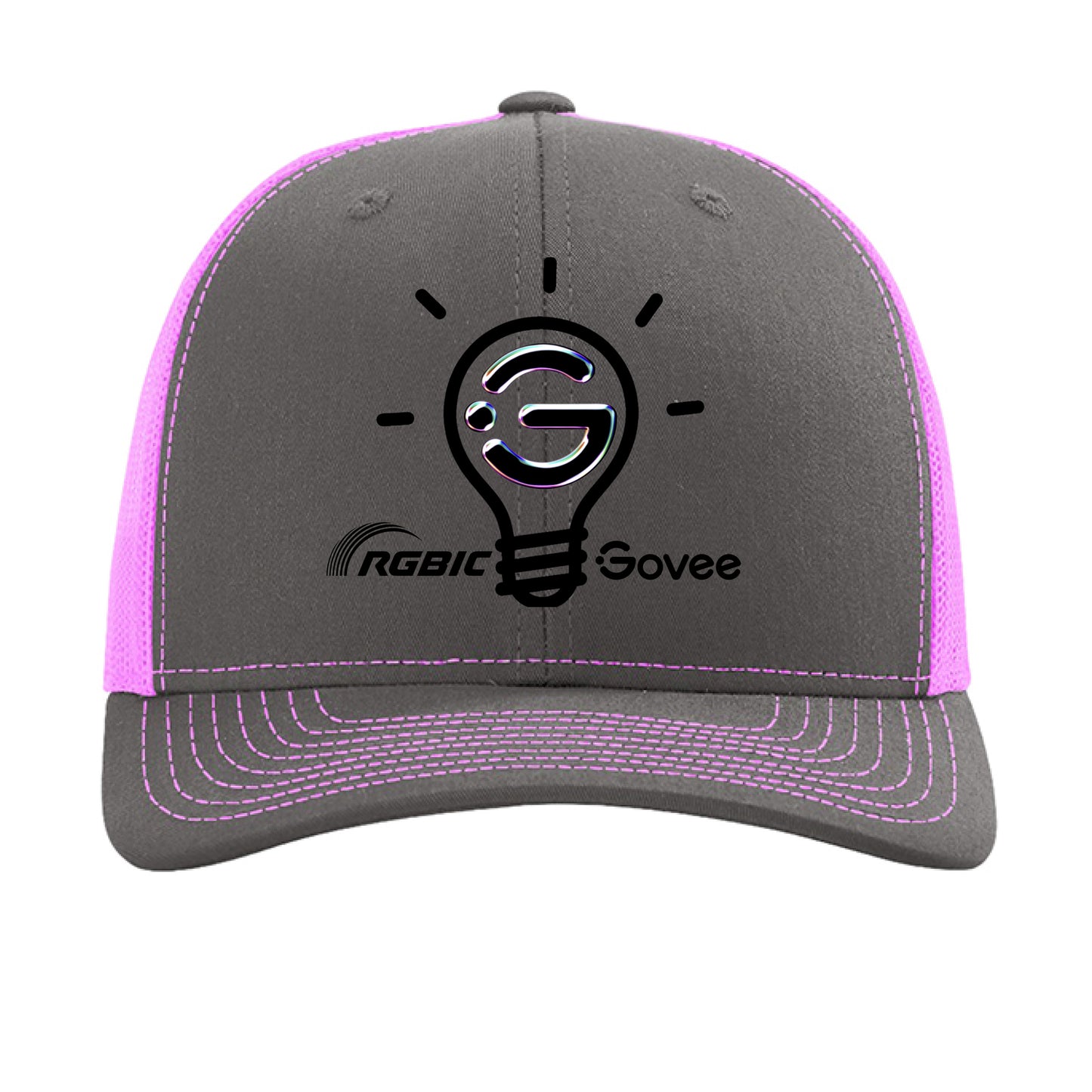 Charcoal/ Neon Pink - FRONT