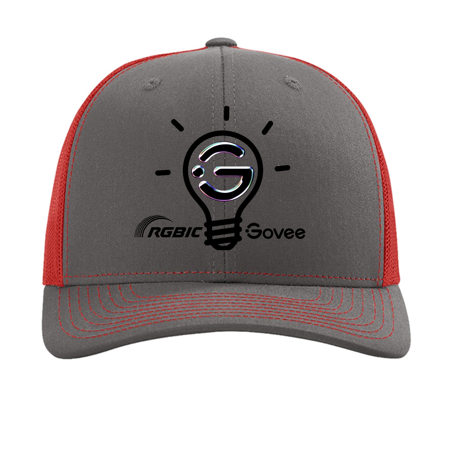 Charcoal/ Red - FRONT