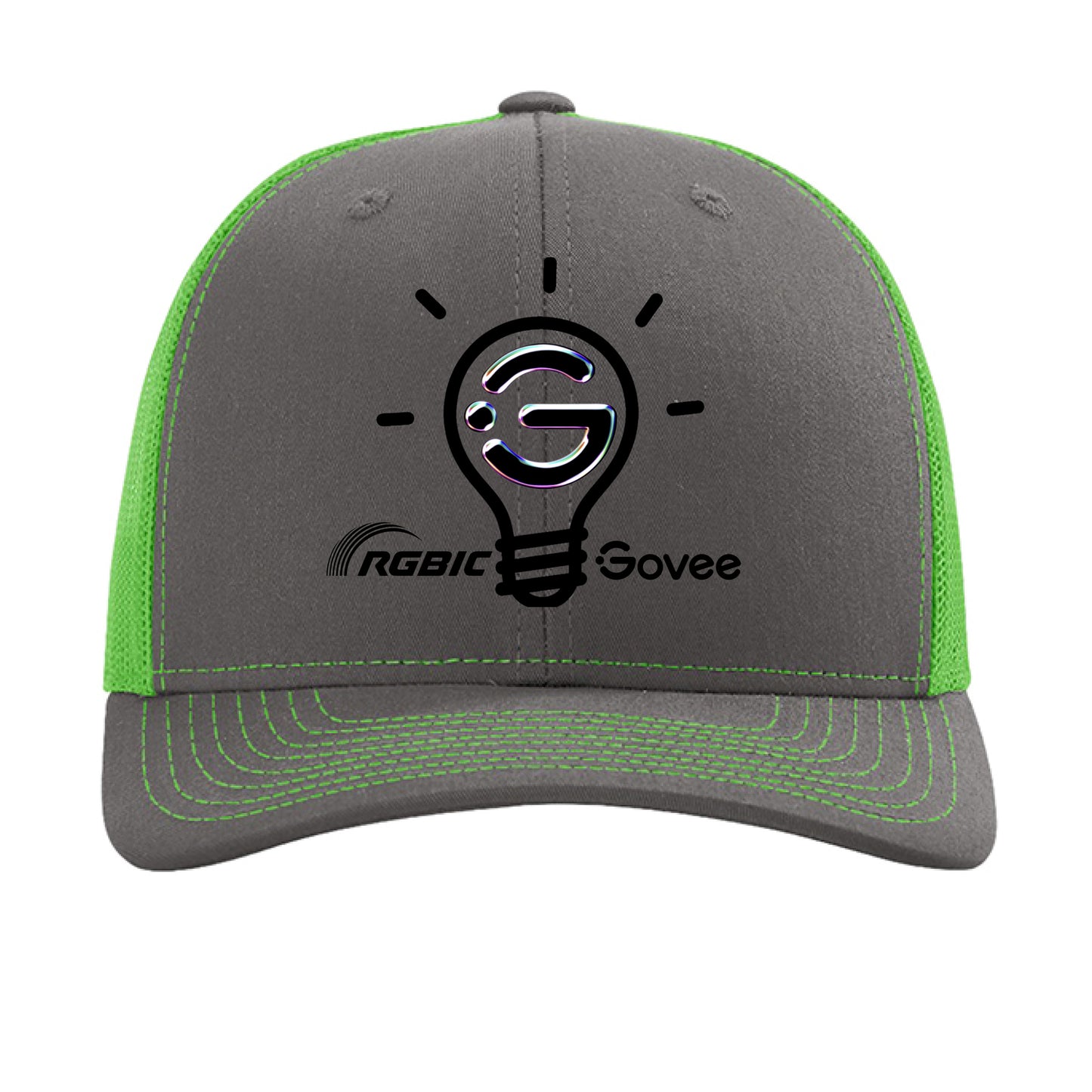 Charcoal/ Neon Green - FRONT