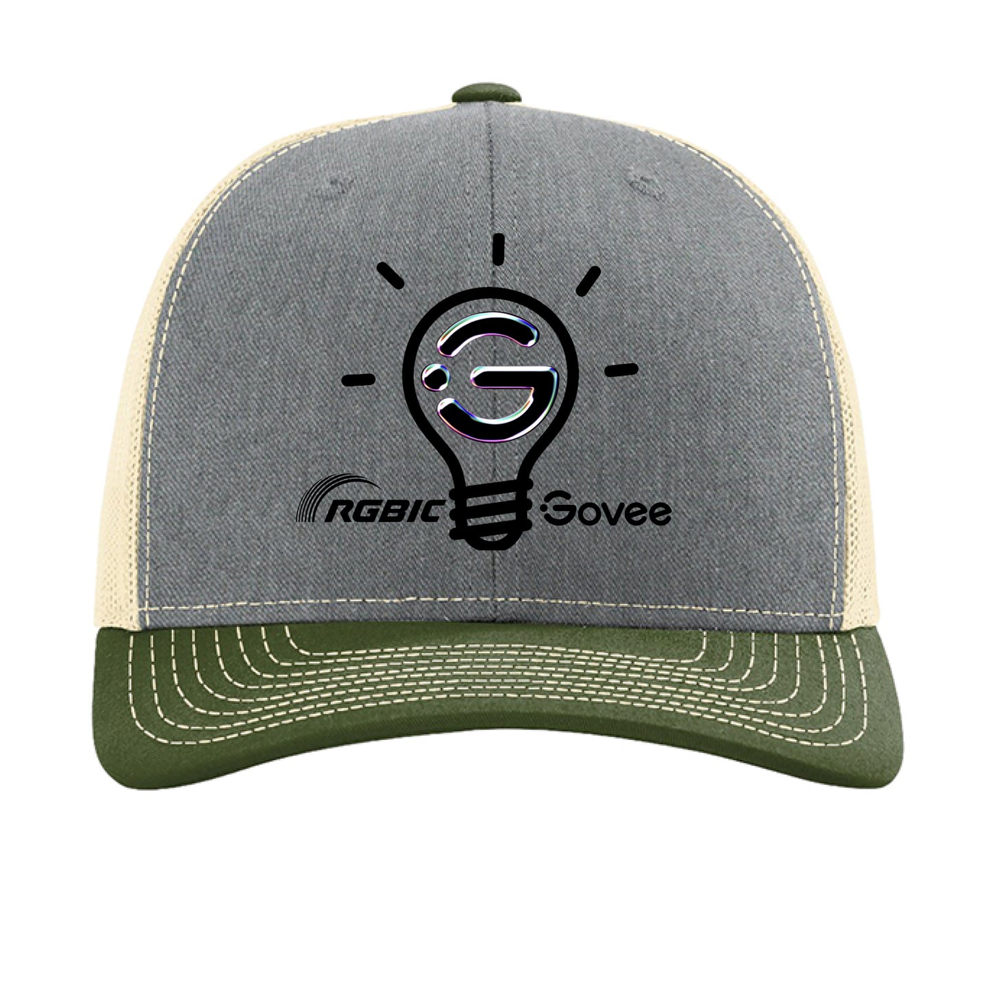 Heather Grey/ Birch/ Army Olive - FRONT