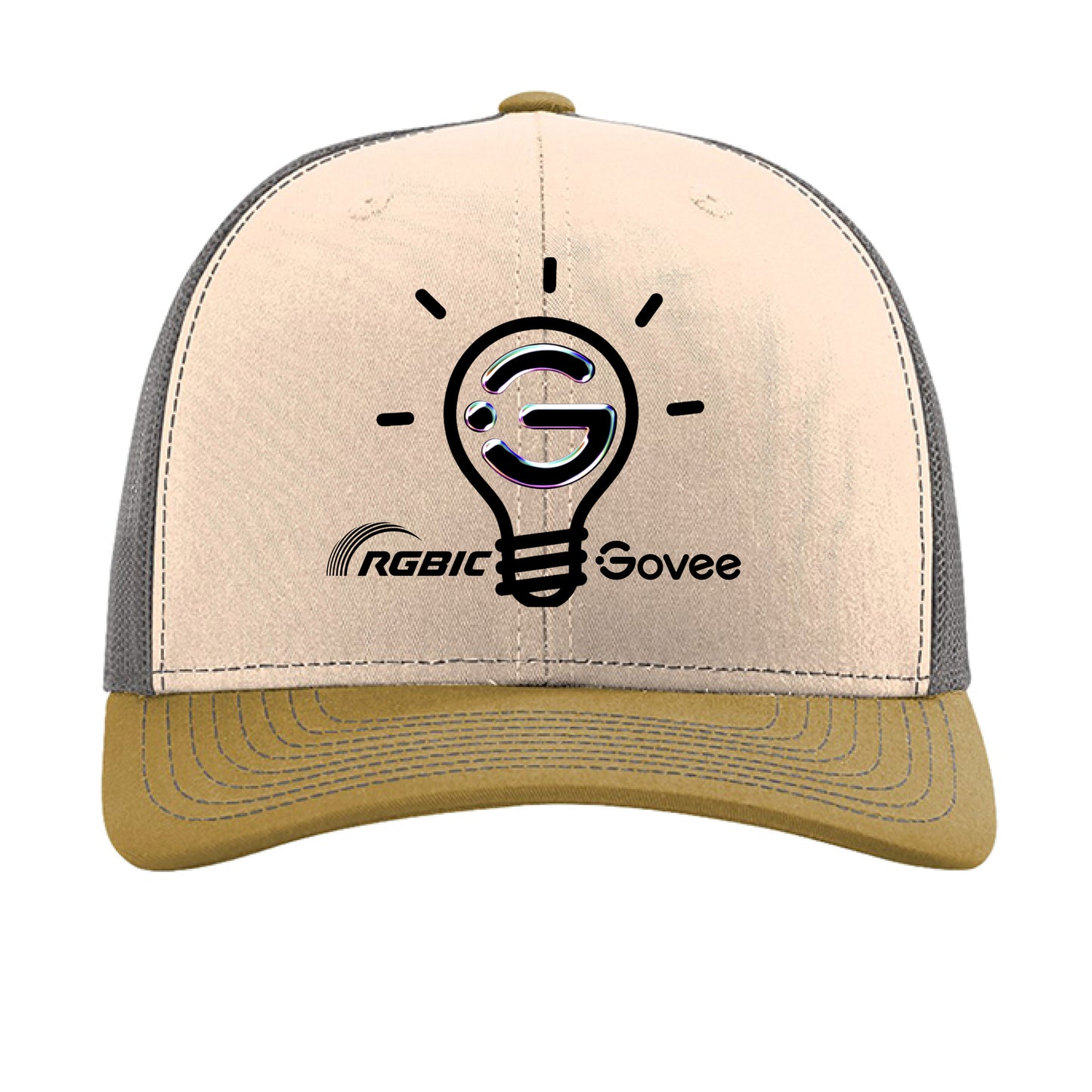 Mink Beige/ Charcoal/ Amber Gold - FRONT