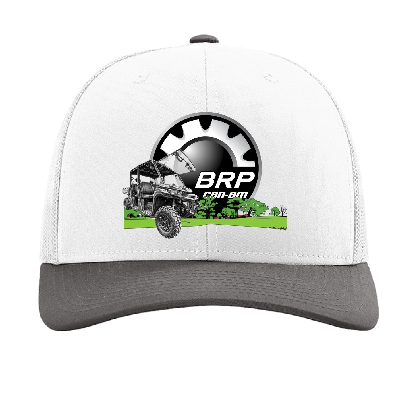 White/ White/ Charcoal - FRONT