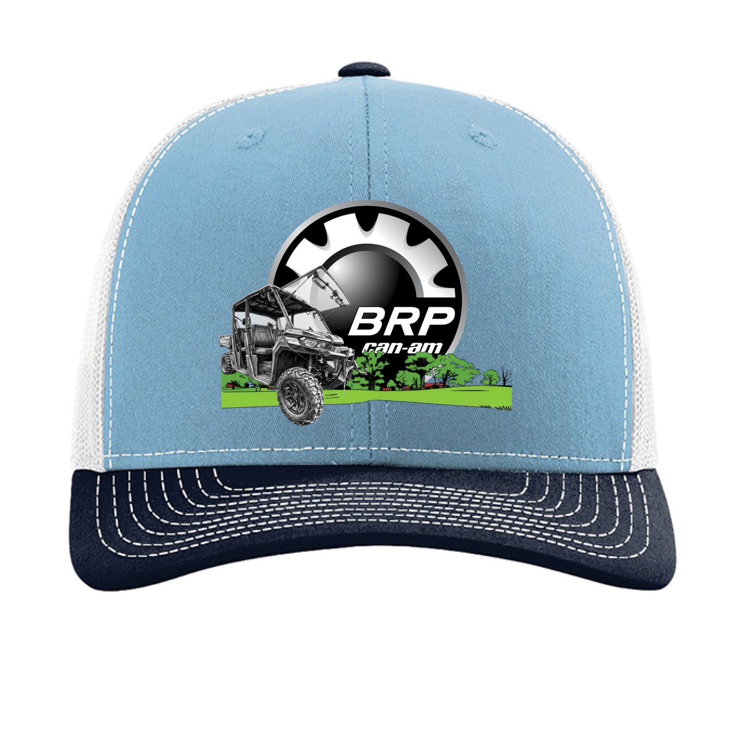 Columbia Blue/ White/ Navy - FRONT