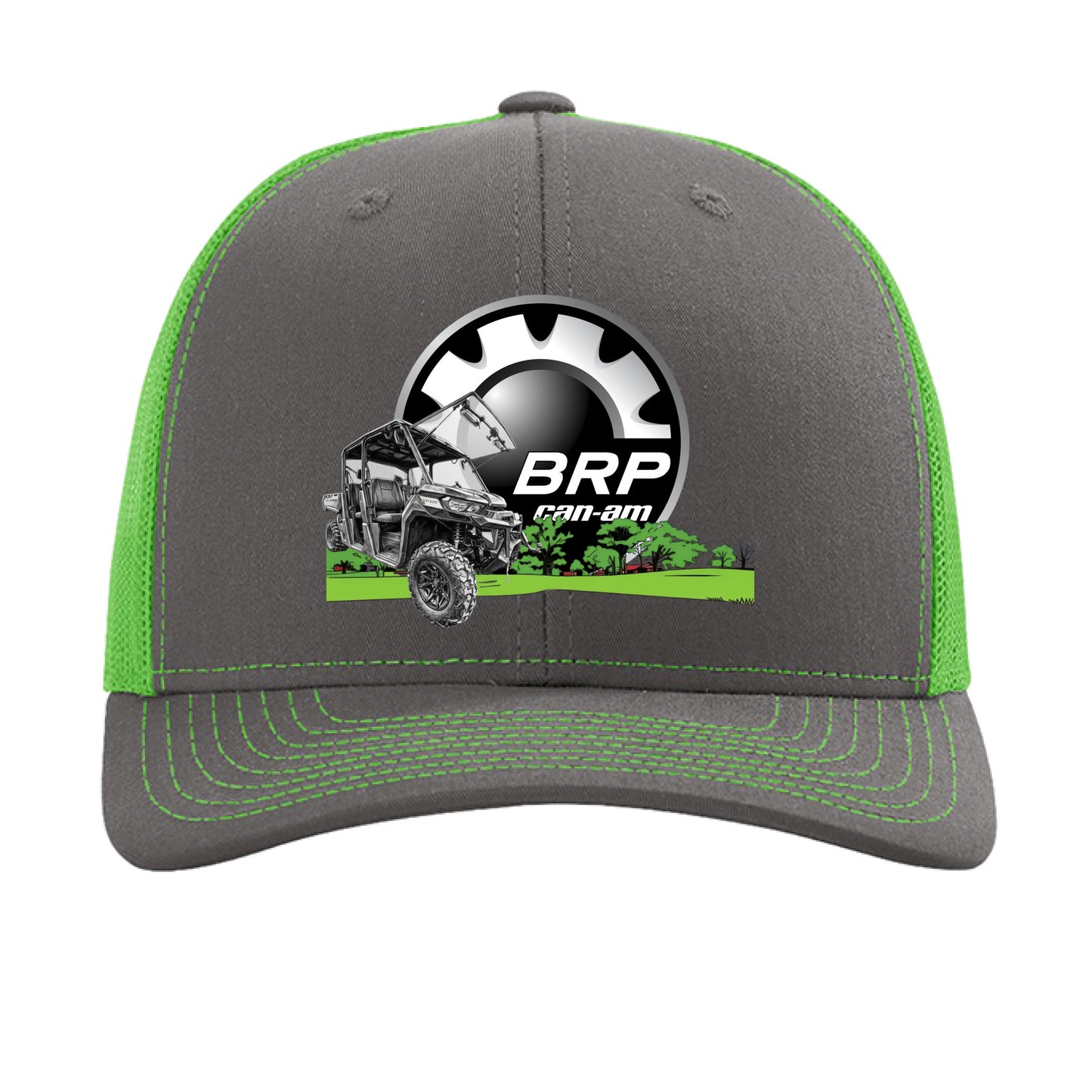 Charcoal/ Neon Green - FRONT