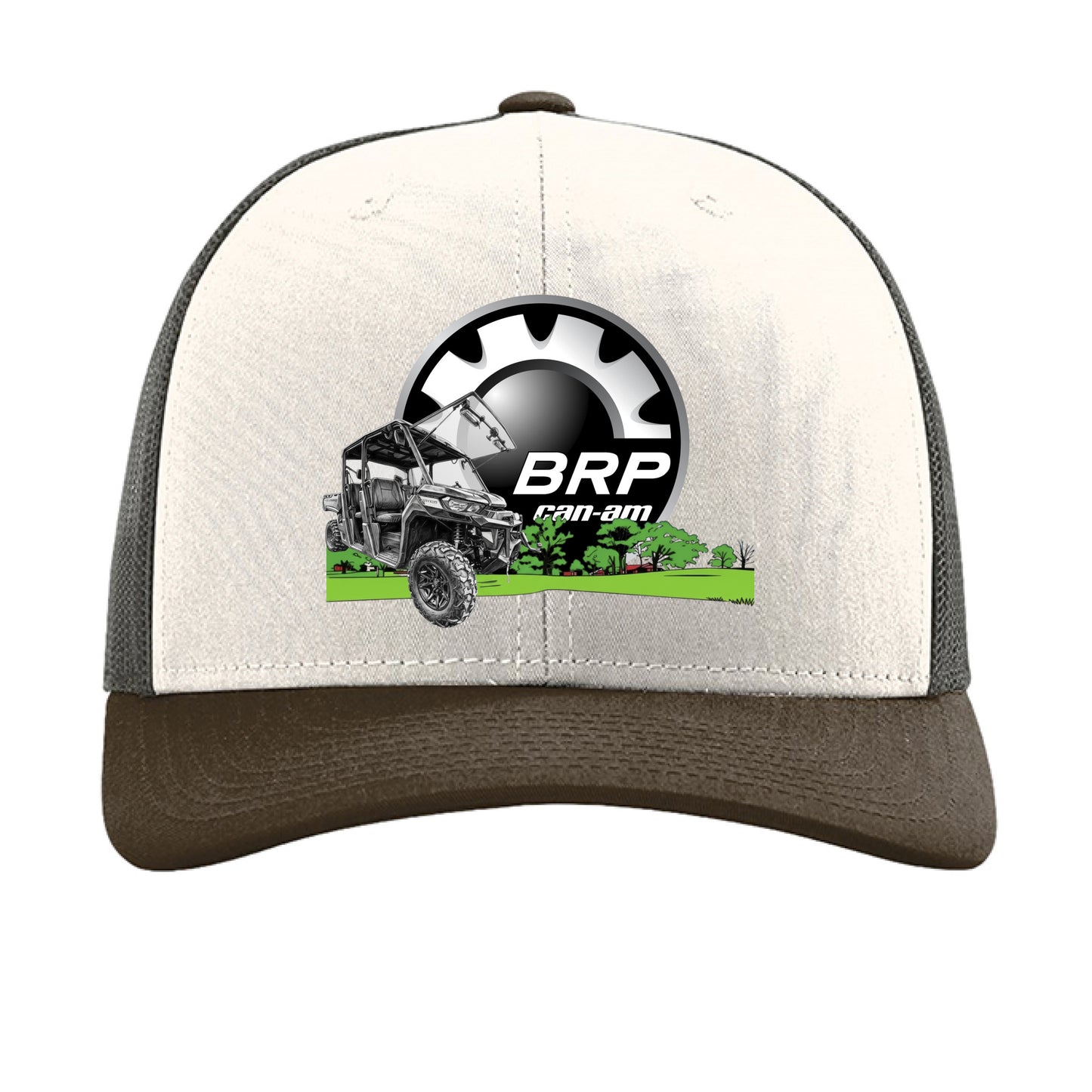 Cream/ Grey Brown/ Brown - FRONT