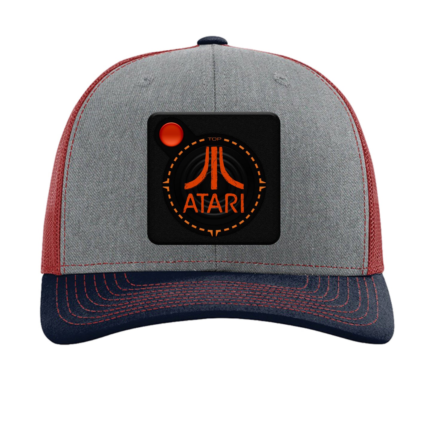 Heather Grey/ Cardinal/ Navy - FRONT