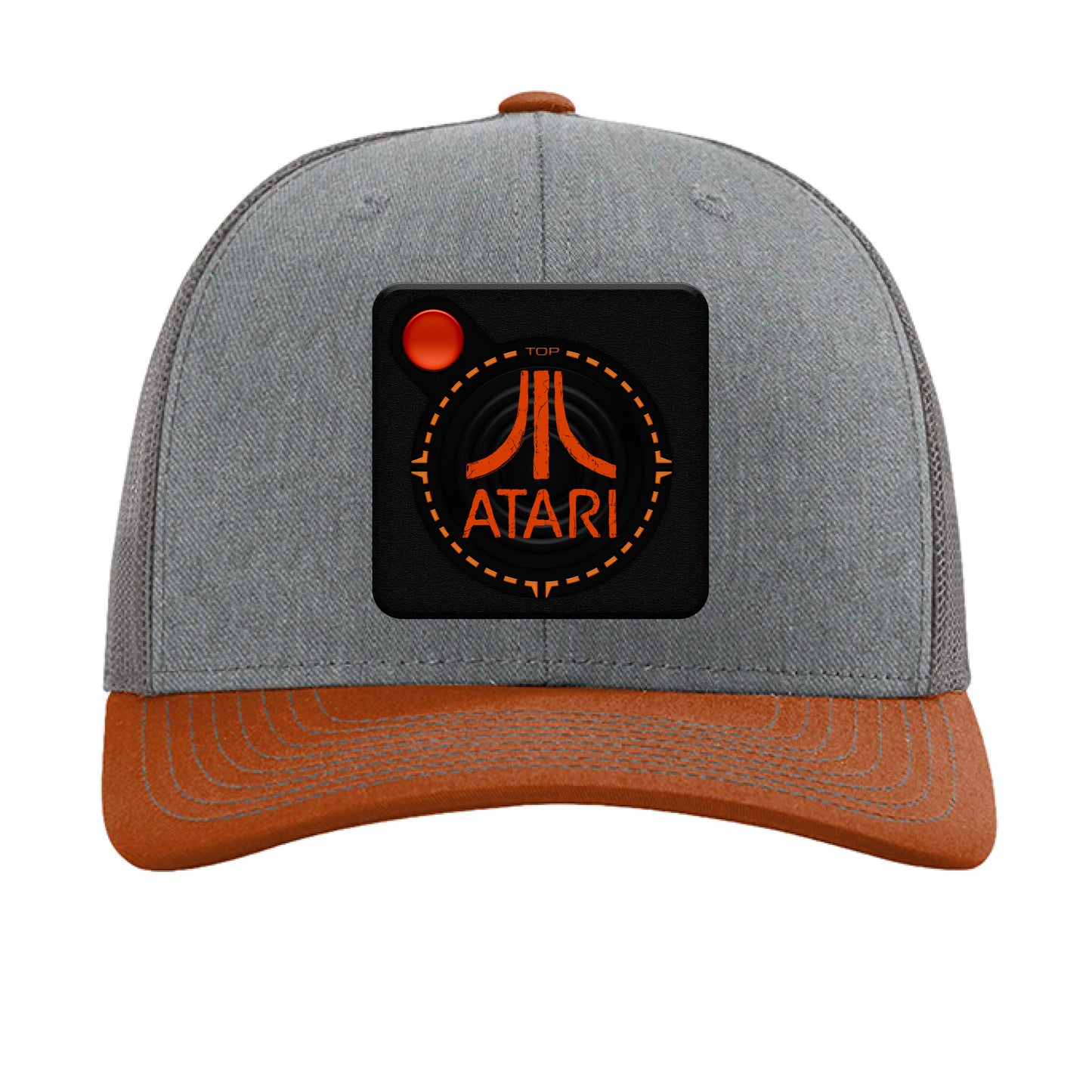 Heather Grey/ Charcoal/ Dark Orange - FRONT